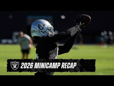 The Standard Is Set | Raiders 2026 Minicamp Recap