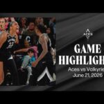 Las Vegas Aces vs Golden State Valkyries Highlights | 6.21.26