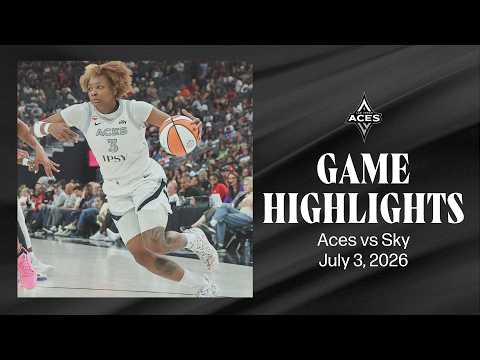 Las Vegas Aces vs Chicago Sky Highlights | 7.3.36