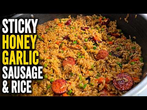 One-Pan Honey Garlic Sausage and Rice Recipe