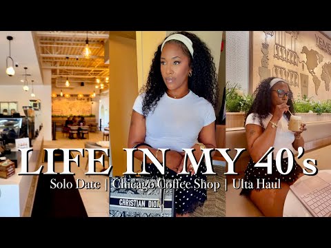 LIFE IN MY 40’s | Taking Myself on a Solo Date + A Little Shop Therapy in Chicago ☕️✨