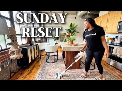 SUNDAY RESET | Cleaning My Loft Apartment | Productive Day In My Life
